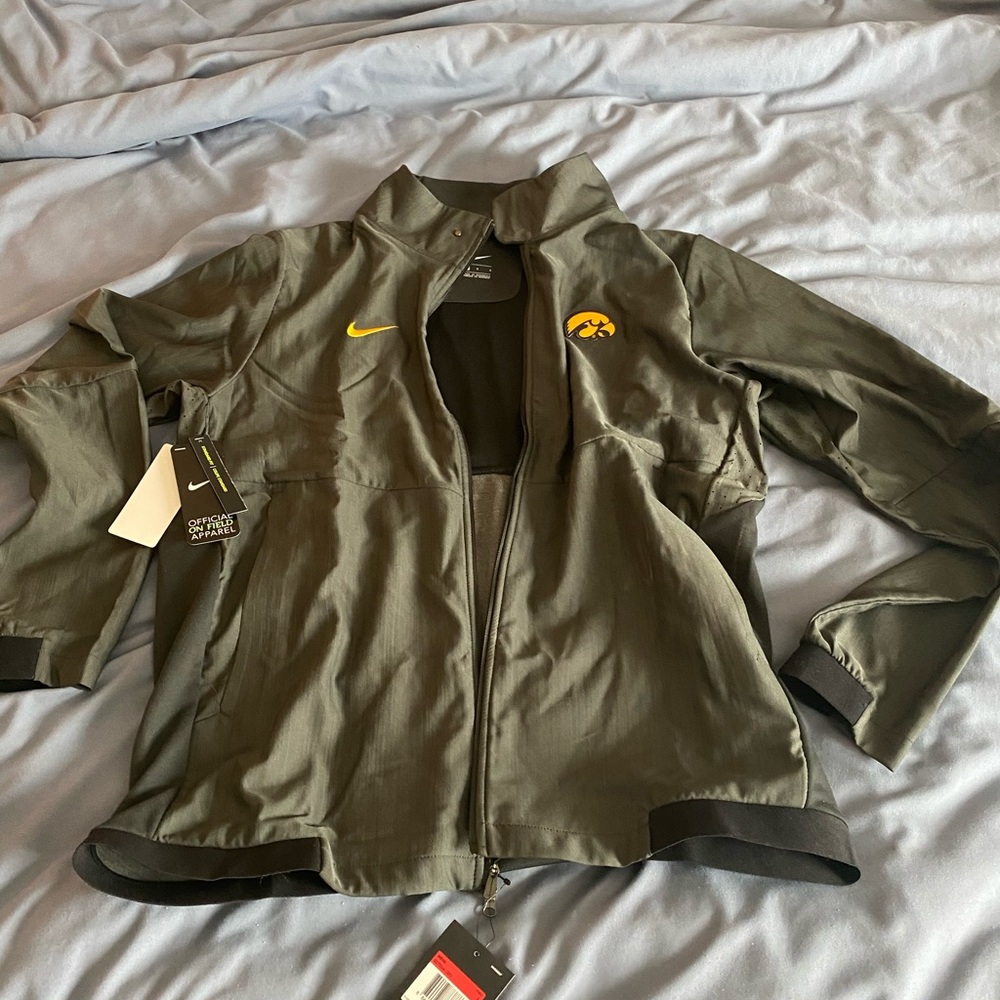 Nike on field performance jacket - Iowa Hawkeyes